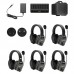 Saramonic WiTalk WT5D Full Duplex Wireless Intercom with Double Ear Headset System (5 Headset)